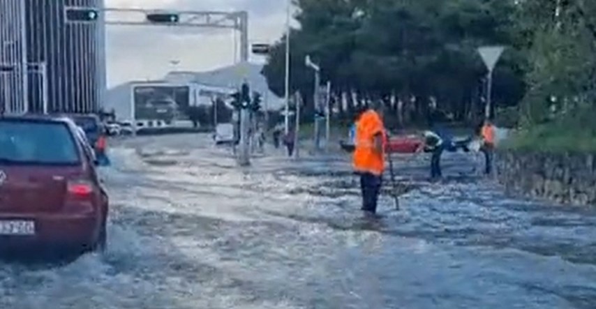 Obilna kiša poplavila splitske ulice