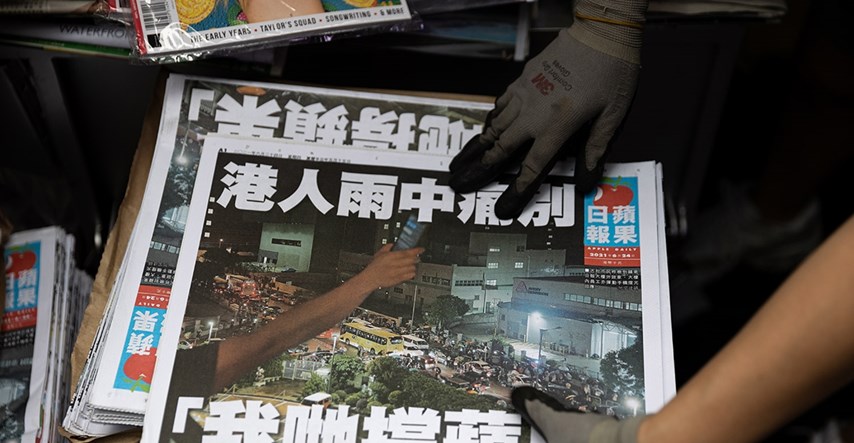 Tajvan osudio zatvaranje novina u Hong-Kongu