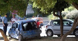 FOTO Sudarila se četiri auta u Splitu, jedan odletio na pješakinju, preminula je