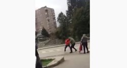 VIDEO U Zenici se muškarac i žena potukli zbog vreće brašna