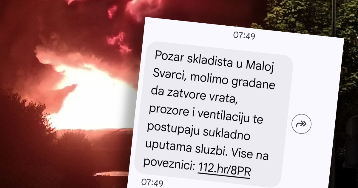 Od požara do poruke upozorenja prošlo više od tri sata. Zašto se toliko čekalo?