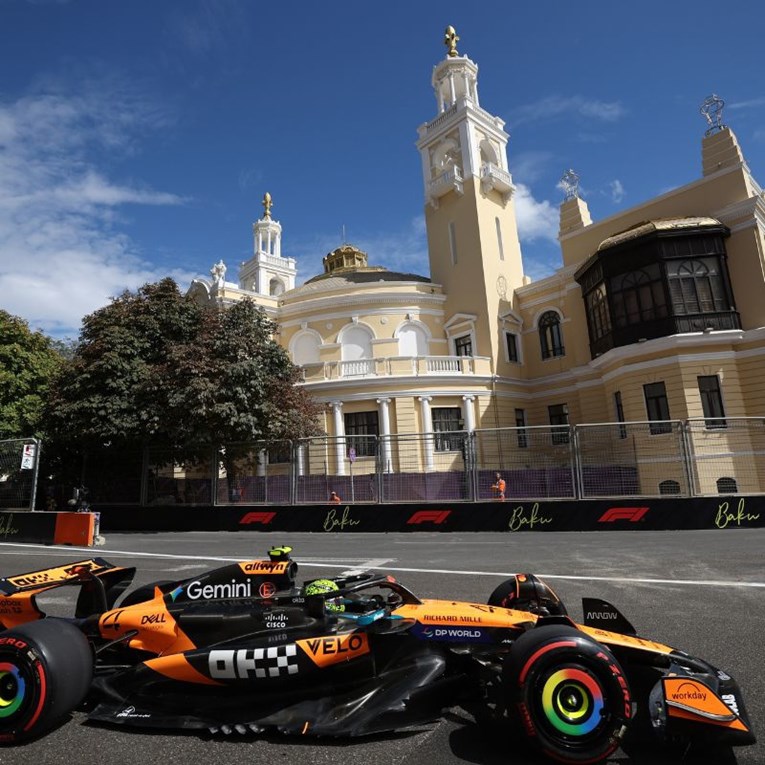 Norris najbrži na zadnjem slobodnom treningu za VN Azerbajdžana