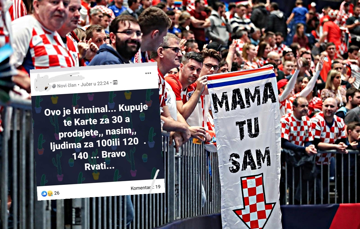 Hrvatski navijači: Ovo je kriminal. Kupuju ulaznice za 30 eura pa prodaju za 140