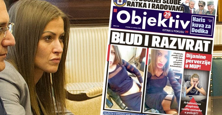Vučićevi tabloidi objavljuju eksplicitne fotografije uhićene Dijane Hrkalović