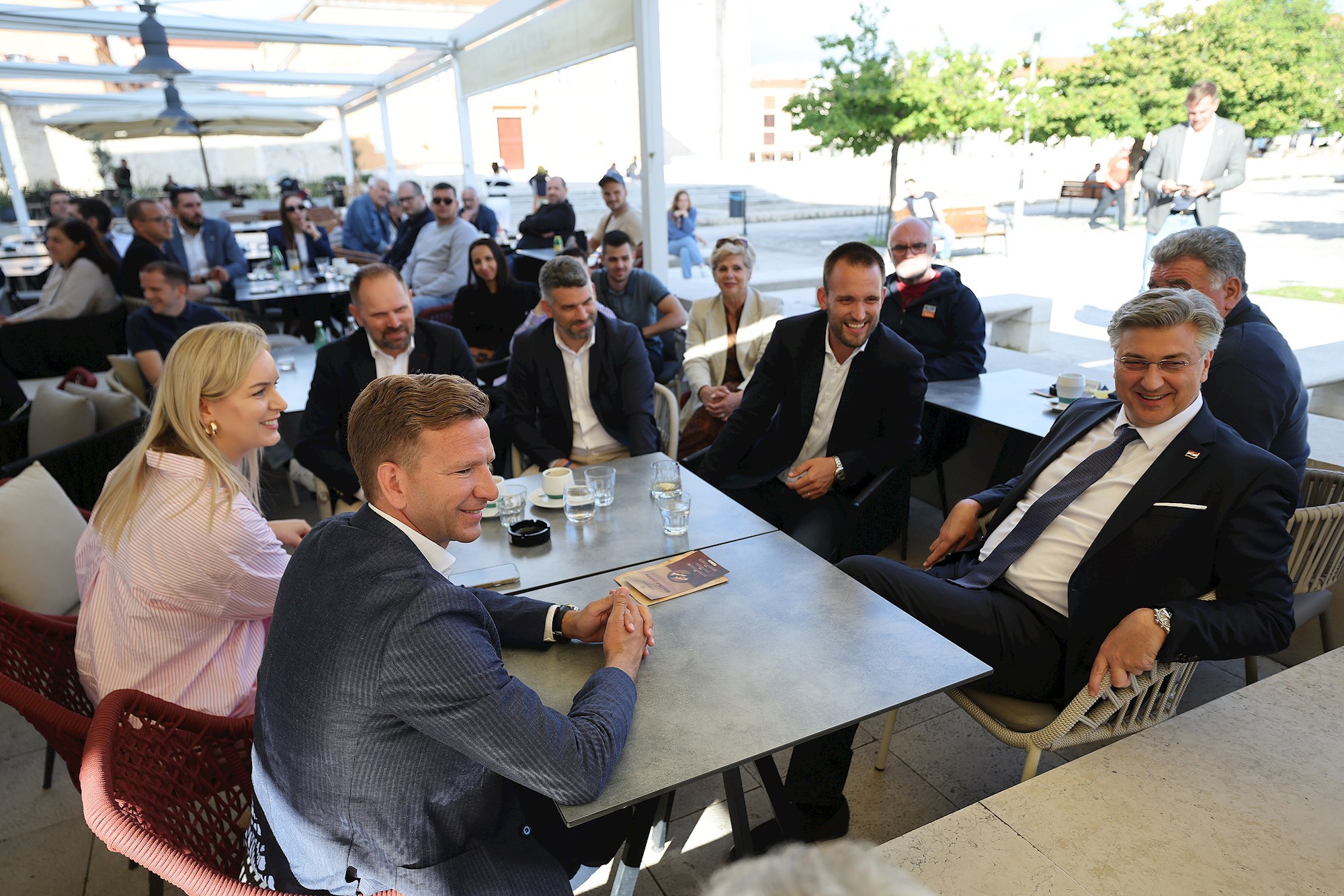 Plenković u Zadru podržao Erlića i Bilavera: Bili su sjajni u svome poslu