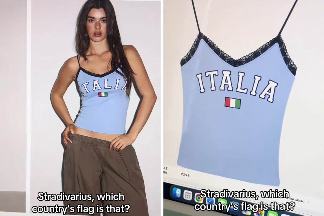 Majica iz Stradivariusa s natpisom Italija postala viralna zbog velike greške