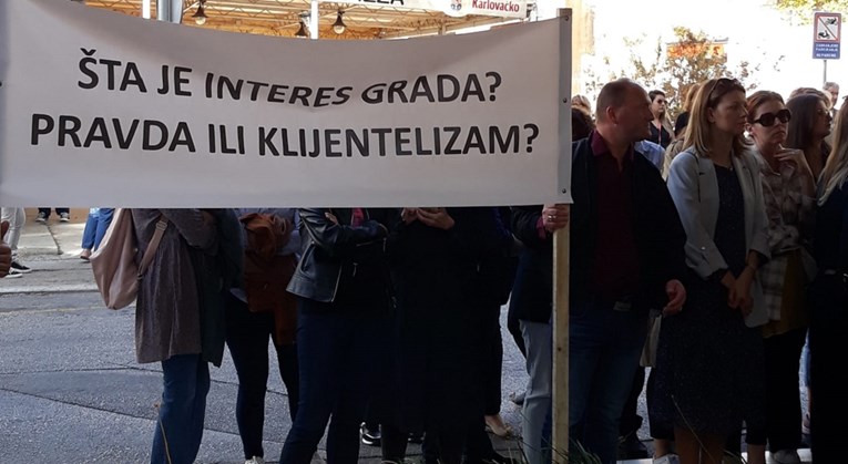 Prosvjed radnika Galeba u Omišu: "Treba ispitati tko stoji iza ponude iz Istre"