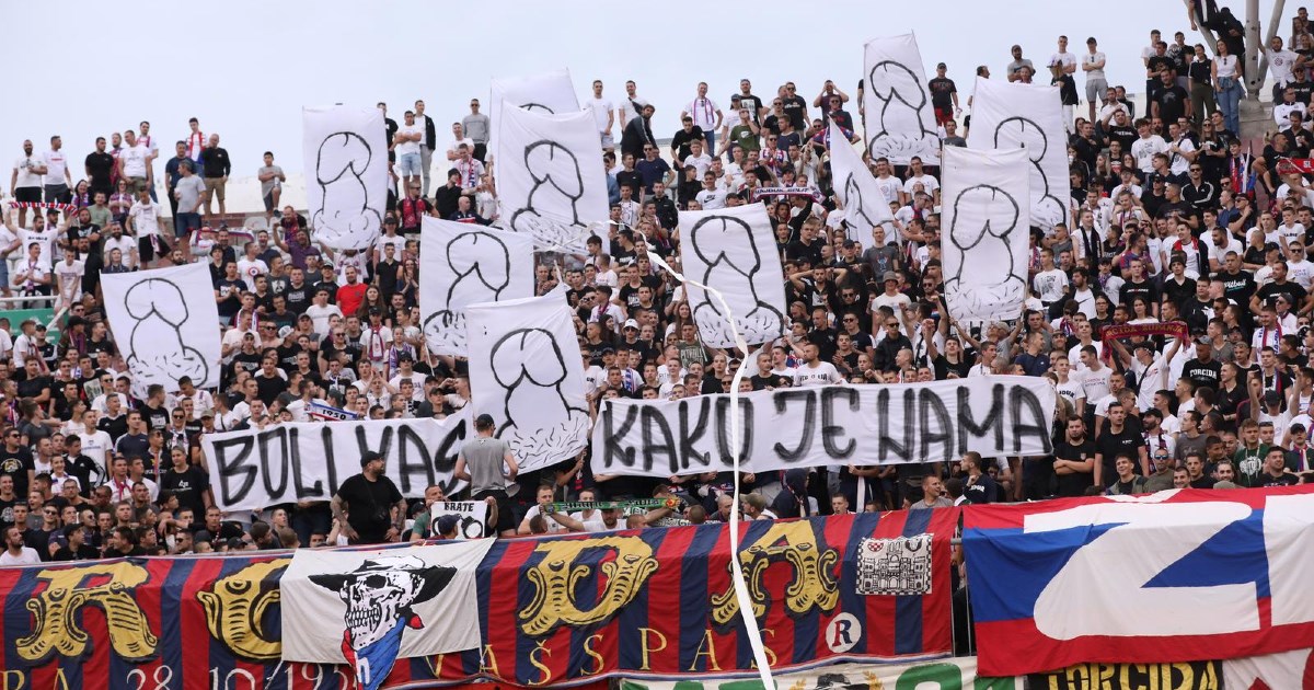 Hajduk ponovno kažnjen zbog keltskog križa i natpisa White Boys