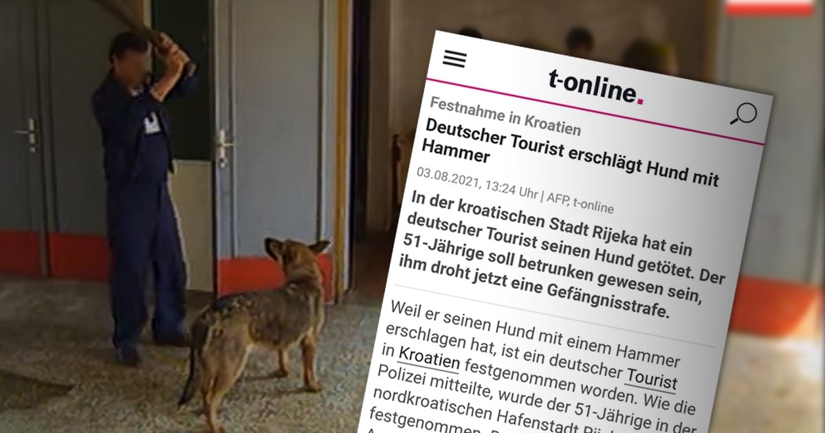 Nijemac u Rijeci pijan zatukao psa čekićem, policija mu našla i ketamin