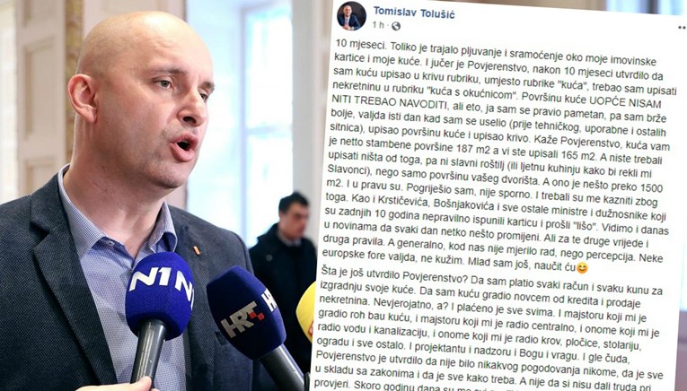 Javio se Tolušić: "Deset mjeseci je trajalo pljuvanje i sramoćenje..."