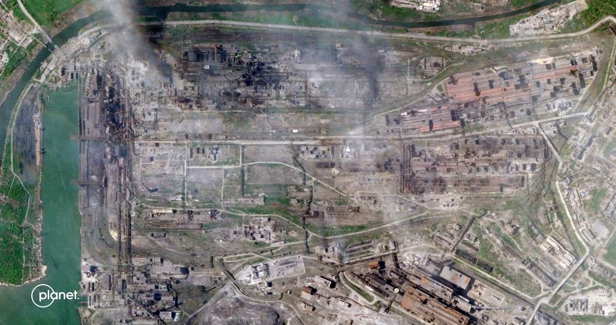 FOTO Nove satelitske snimke otkrivaju razmjere uništenja Azovstala