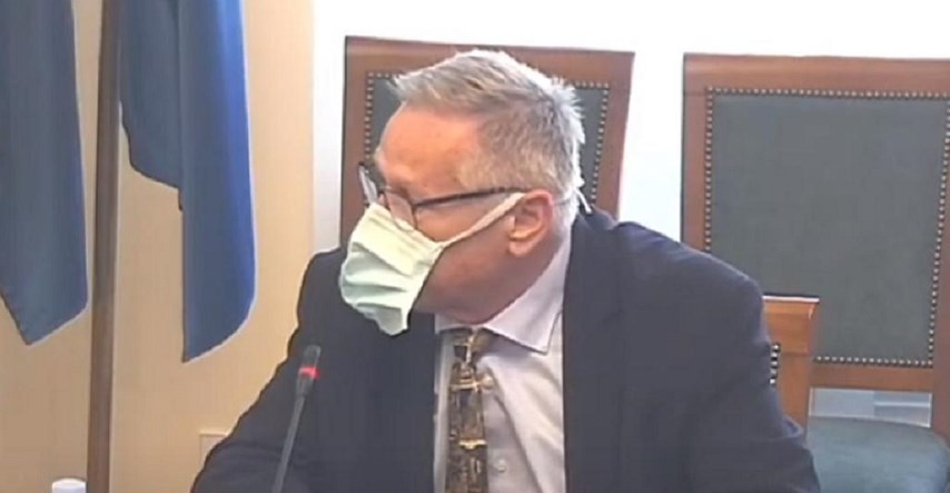 VIDEO SDP-ovac na odboru za zdravstvo masku nosi ovako. Kazna za ovo je 500 kuna
