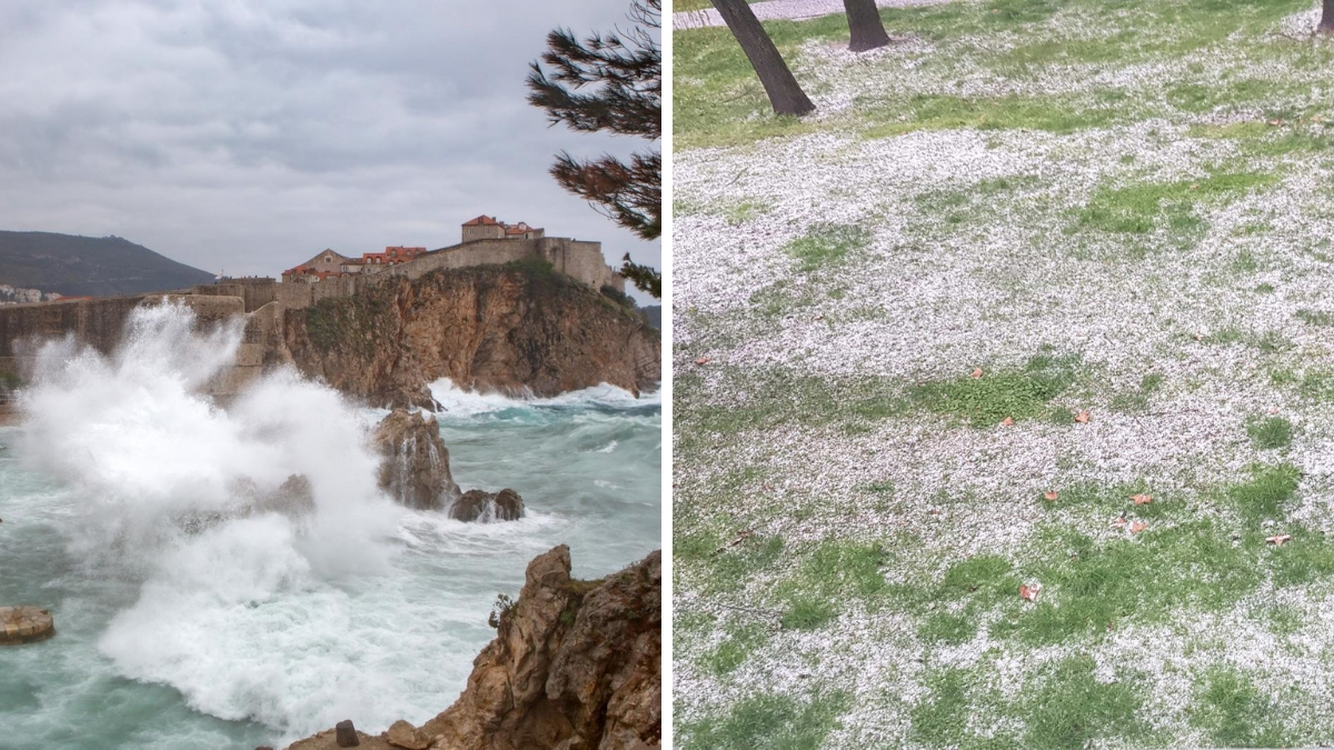Oluje diljem zemlje - snijeg, tuča, bujice i obilna kiša. Pogledajte snimke