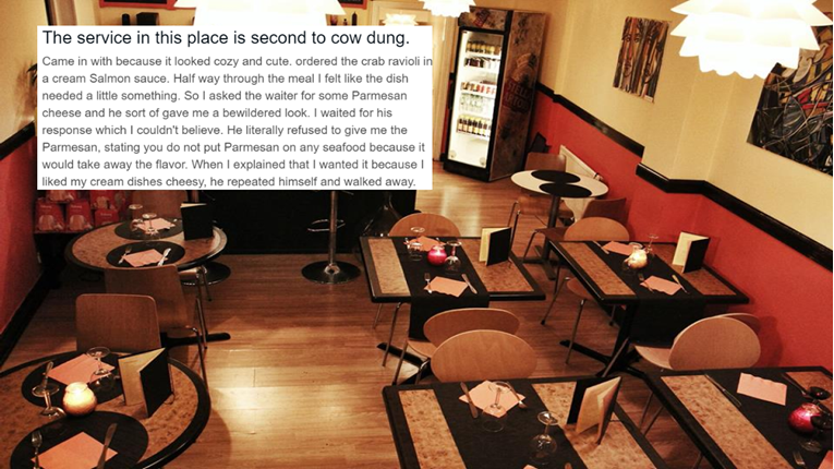 Gost na TripAdvisoru kritizirao restoran, odgovor vlasnika ostavio ga bez riječi