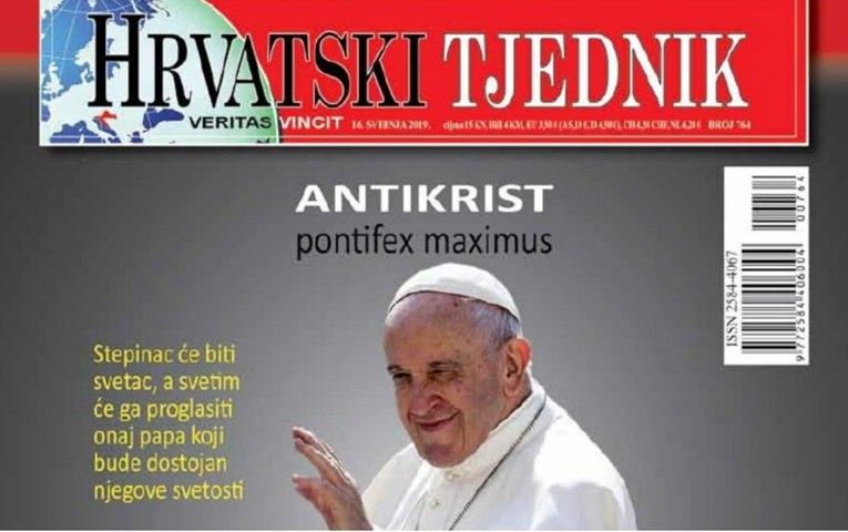 Desničarski Hrvatski tjednik Papu proglasio antikristom