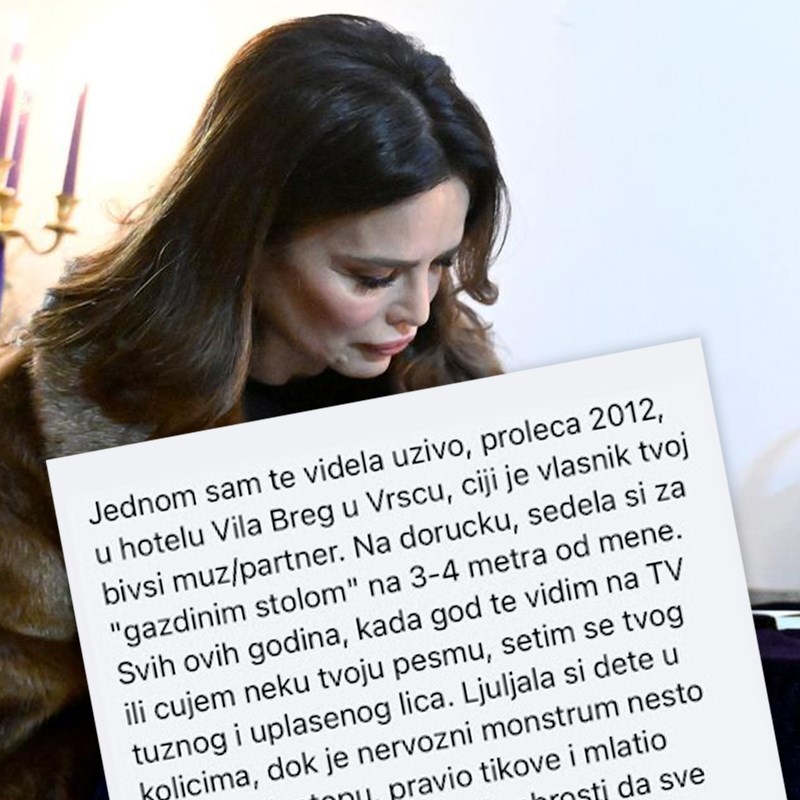 Anonimna žena opisala susret sa Severinom: "Ljuljala si dijete, uplašena..."
