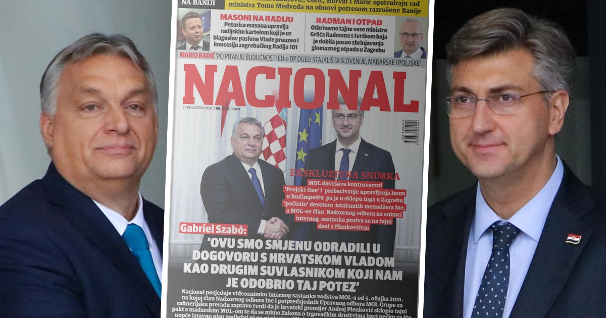 Nacional: MOL želi u potpunosti upravljati Inom, sve je u dogovoru s Plenkovićem