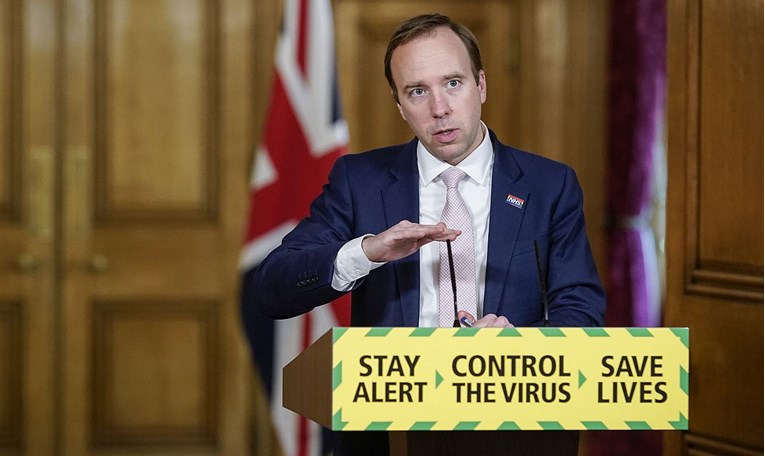 Britanski ministar zdravstva: Oko pet posto testova na antitijela je pozitivno