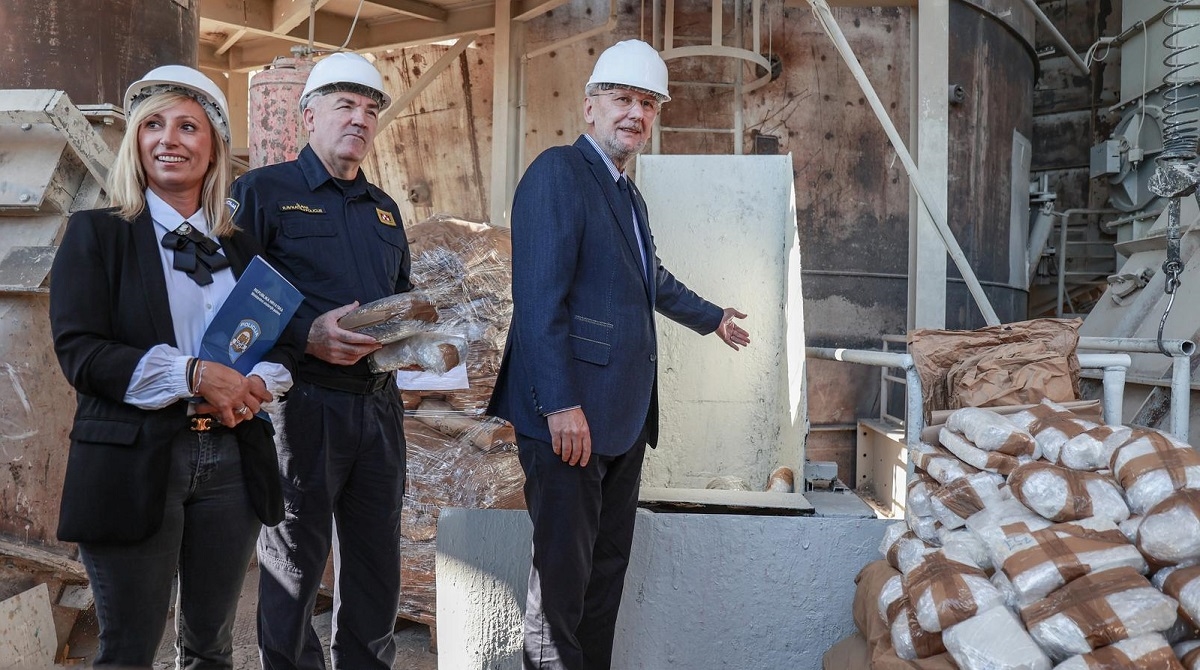 FOTO I VIDEO U Našicama spaljeno preko dvije tone droge