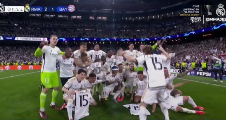 VIDEO Modrić na terenu predvodi slavlje realovaca. Plesom je oduševio komentatore