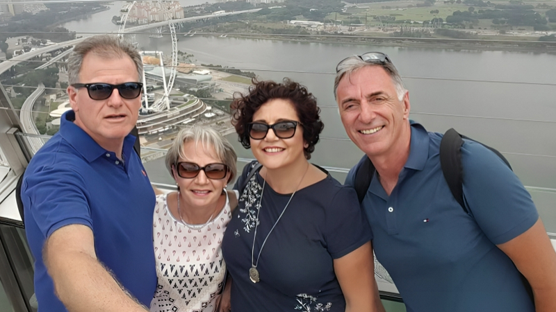 Kevin i Alexandra Bonici (lijevo) Jeremy i Lorraine Gambin (desno)