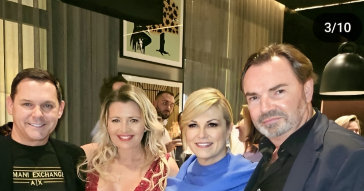 Nakon dodjele nagrada Kolinda partijala na rođendanu Snježane Schillinger