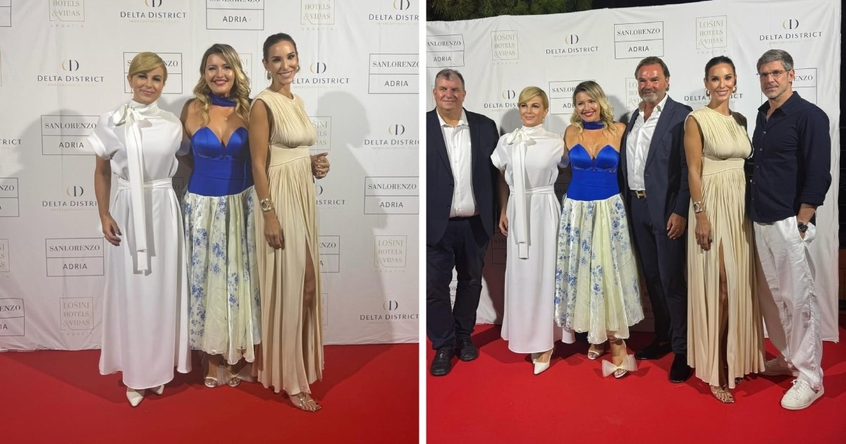 Kolinda na Lošinju zablistala u bijeloj haljini, nakon dugo vremena viđena s Jakovom