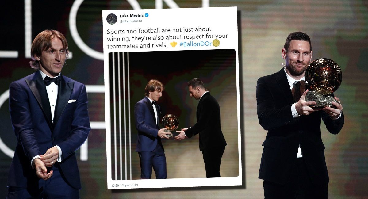 Modrić predao Zlatnu loptu Messiju uz status od milijun lajkova