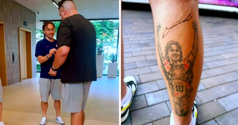 VIDEO Hrvatski navijač prišao Modriću s molbom. Luka: Kad si to napravio?