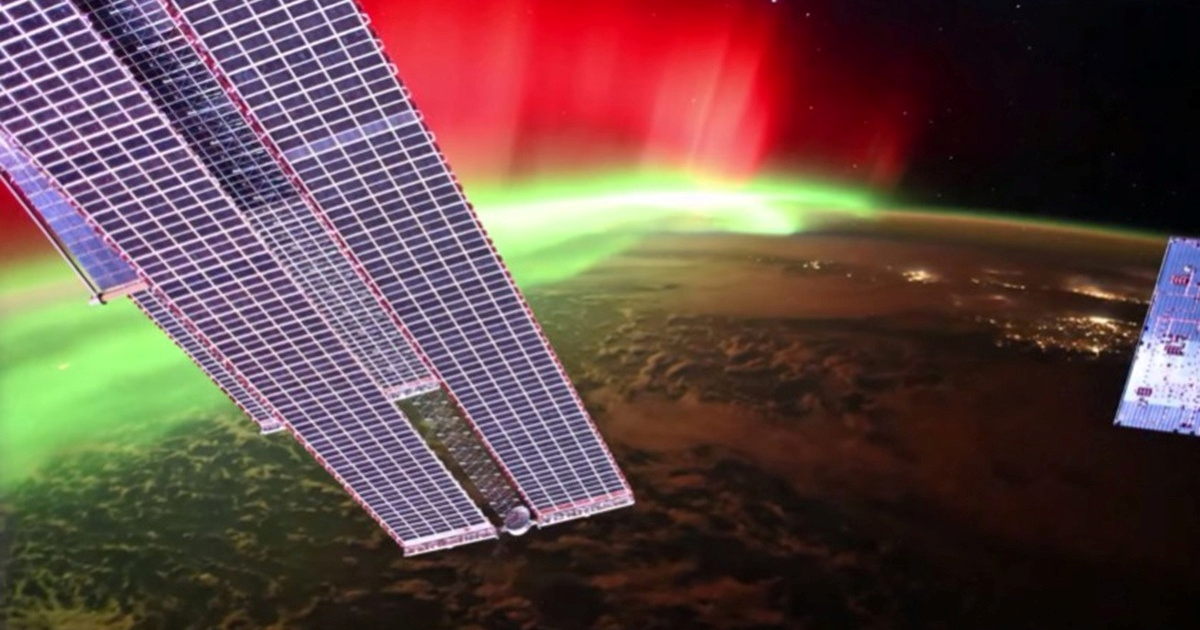 VIDEO Astronaut snimio rijetku crvenu polarnu svjetlost s ISS-a