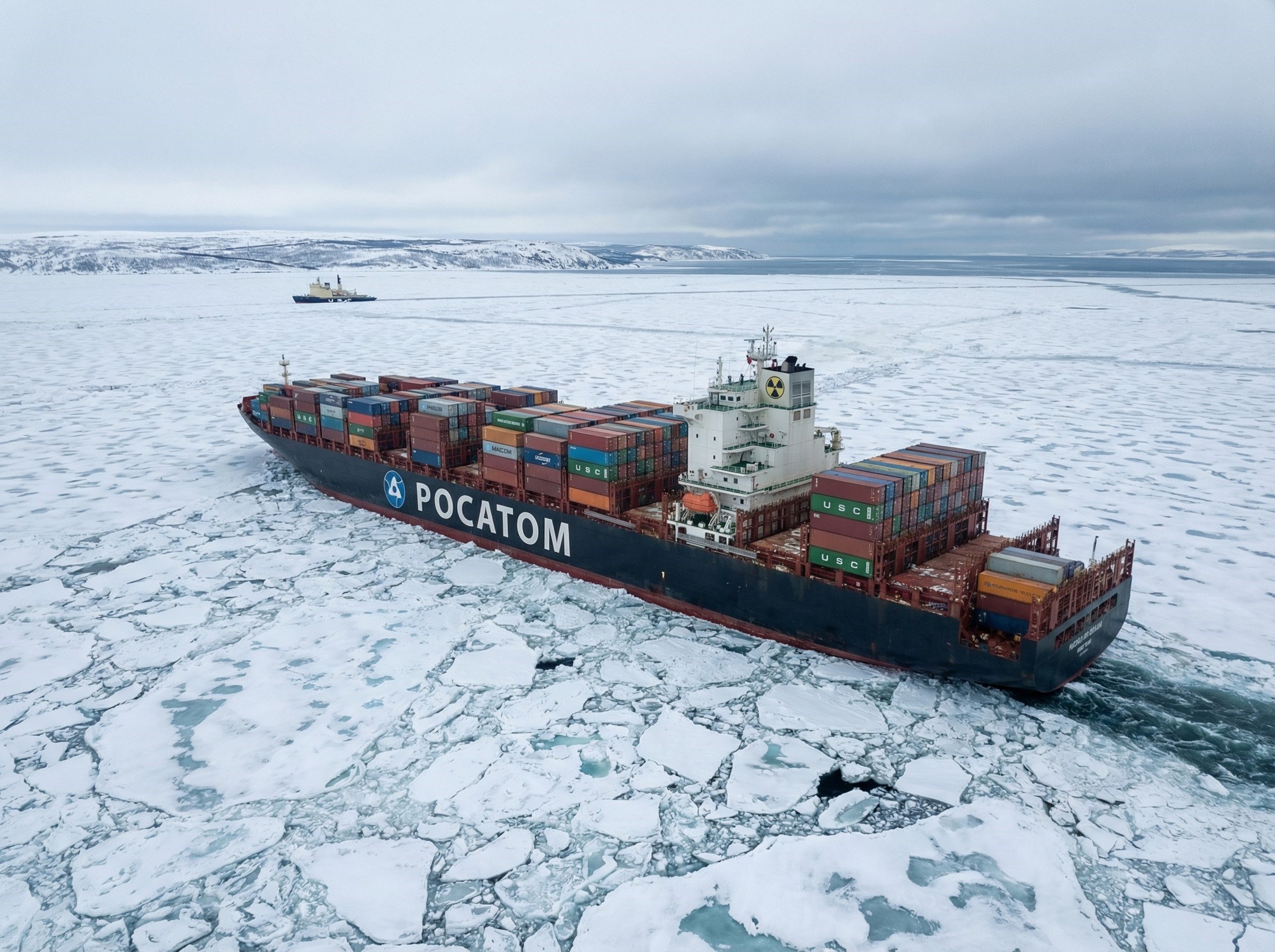 Rusija gradi kontejnerski nuklearni brod za arktički koridor
