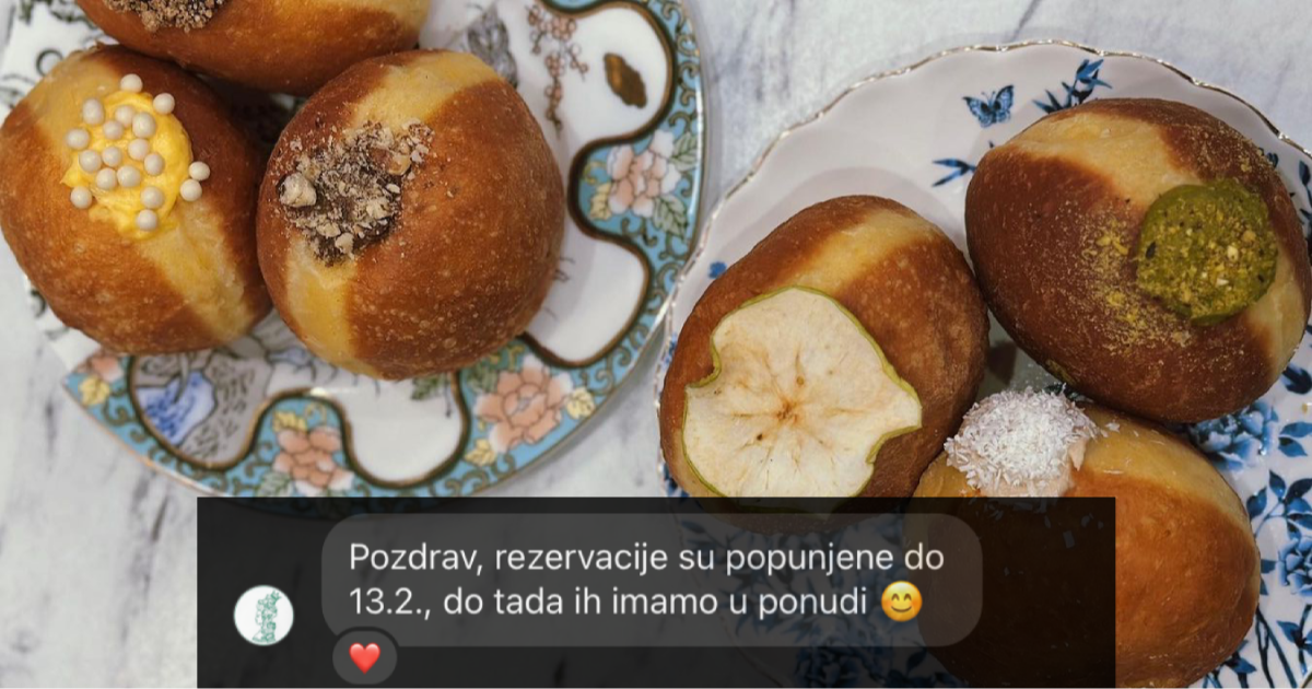 Zagreb je poludio za krafnama. Na jednom mjestu su rasprodane do 13. veljače