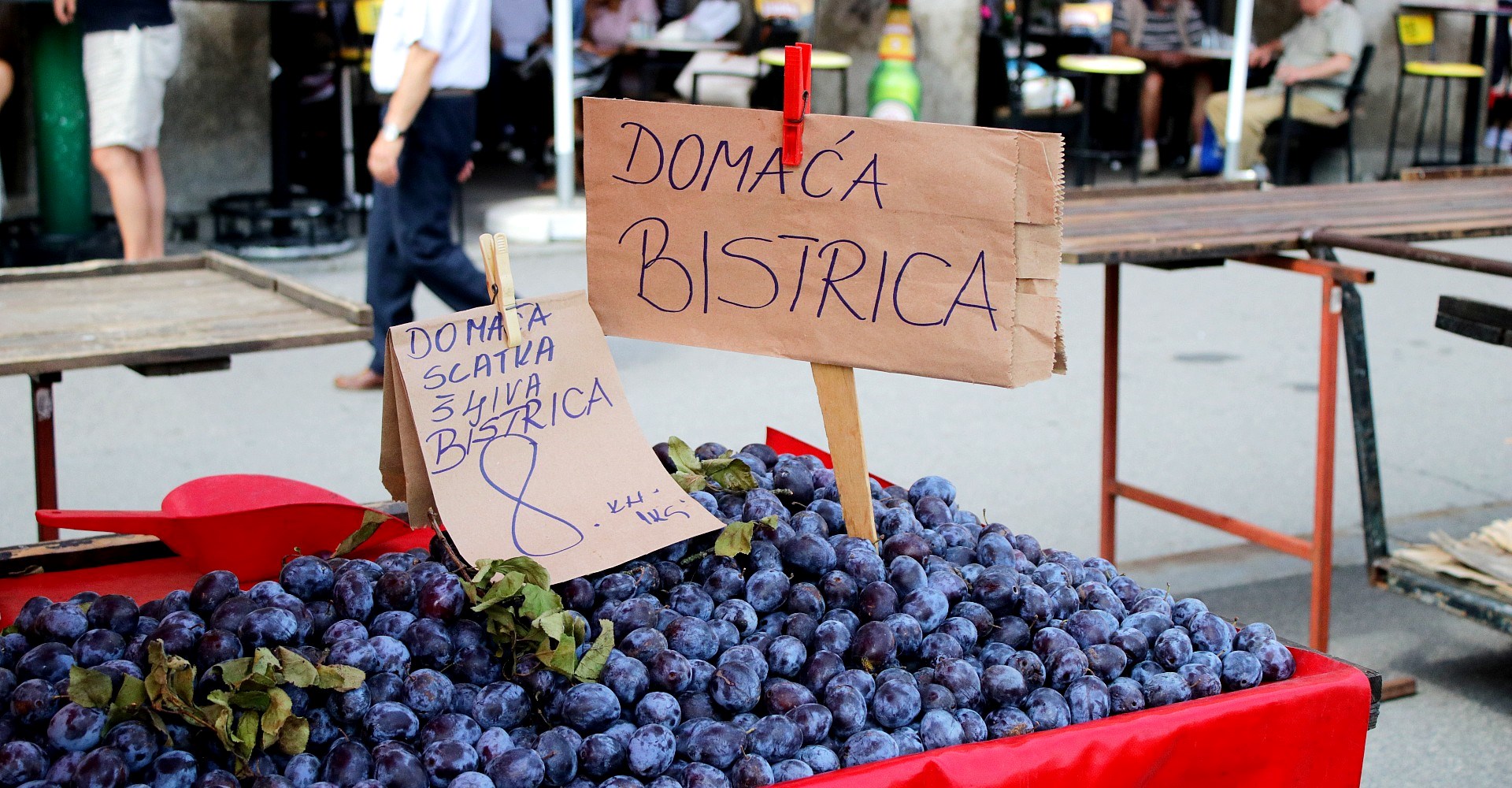 Domaća slatka šljiva bistrica - 8 kuna za kilogram. Šteta ih je ne iskoristiti