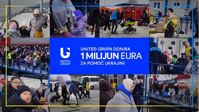 United Grupa donira milijun eura za pomoć narodu Ukrajine