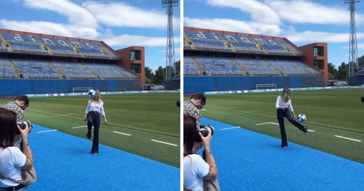 Valentina Miletić vratila se na terene i pokazala svoje vještine s loptom