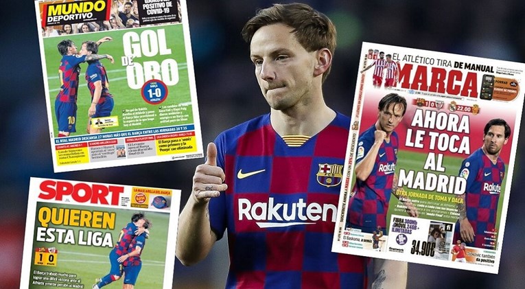 Rakitić glavni na španjolskim naslovnicama: "Hrvat zlatnim golom spasio Barcelonu"