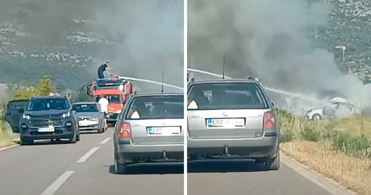 Troje mrtvih u Hercegovini. Sudarili se motor iz Vukovara i auto iz Dubrovnika