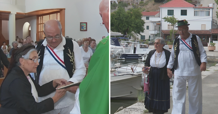 Dalmatinka i Slavonac nakon 50 godina braka ponovo pred oltarom