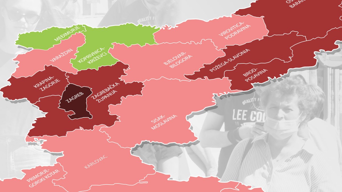 Ove dvije županije danima nemaju novozaražene