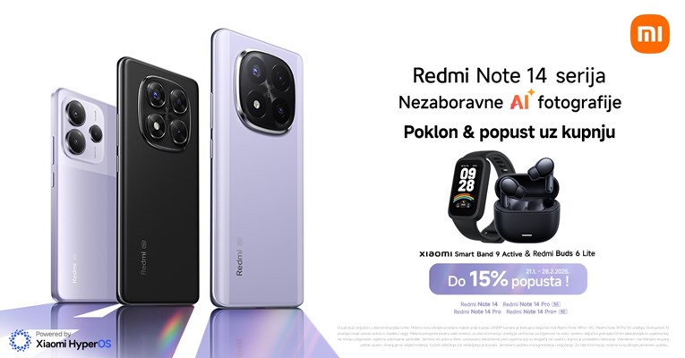 Xiaomi predstavio novu Redmi Note 14 seriju