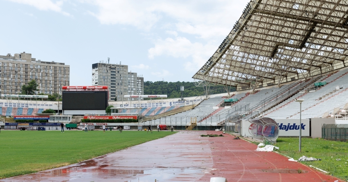 Hajduk: Prve analize pokazuju da na Poljudu nema opasnosti za sigurnost gledatelja