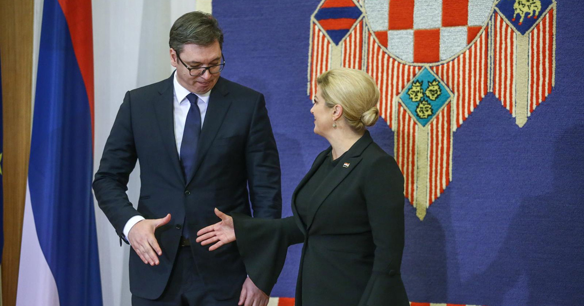 Kolinda Grabar-Kitarović: Vučiću sam pružila ruku kao izabranom predsjedniku Srbije