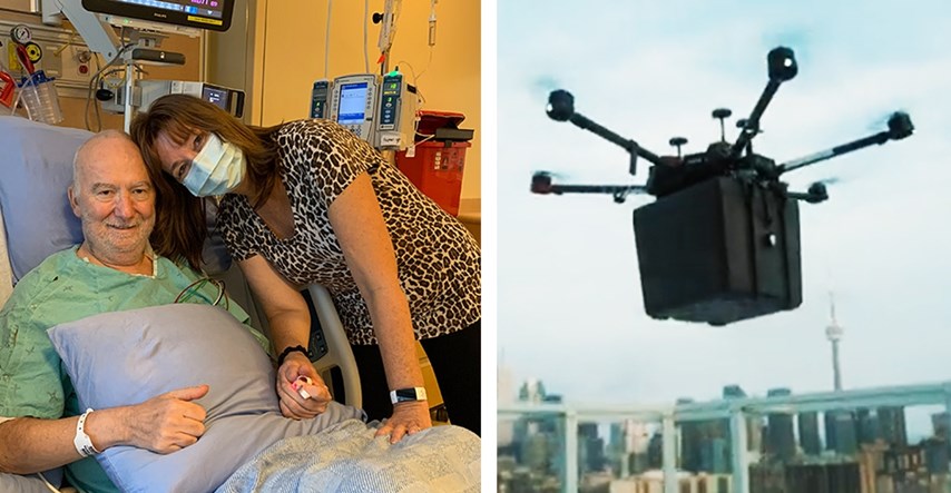 VIDEO Dronom prevezena pluća za transplantaciju iz jedne bolnice u Torontu u drugu