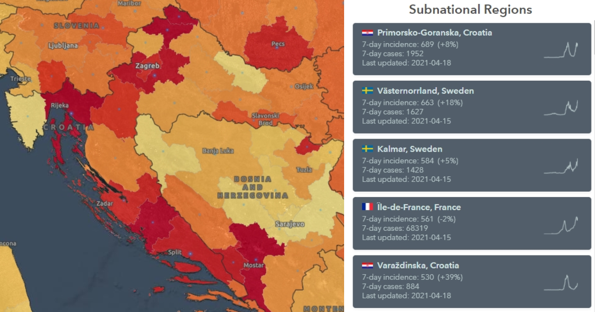 Primorsko-goranska županija ima najgoru epidemiološku sliku u Europi