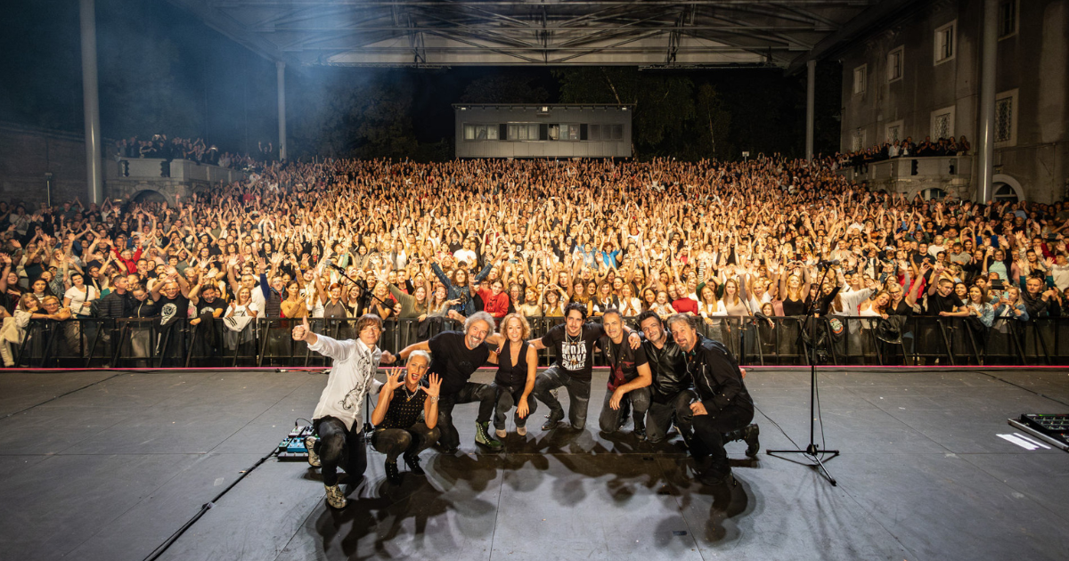 FOTO Parni valjak oduševio publiku u Ljubljani