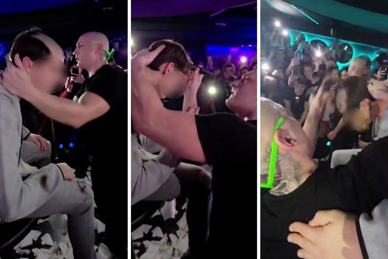 Desingerica na pozornici kluba u Našicama obrijao obožavatelju glavu