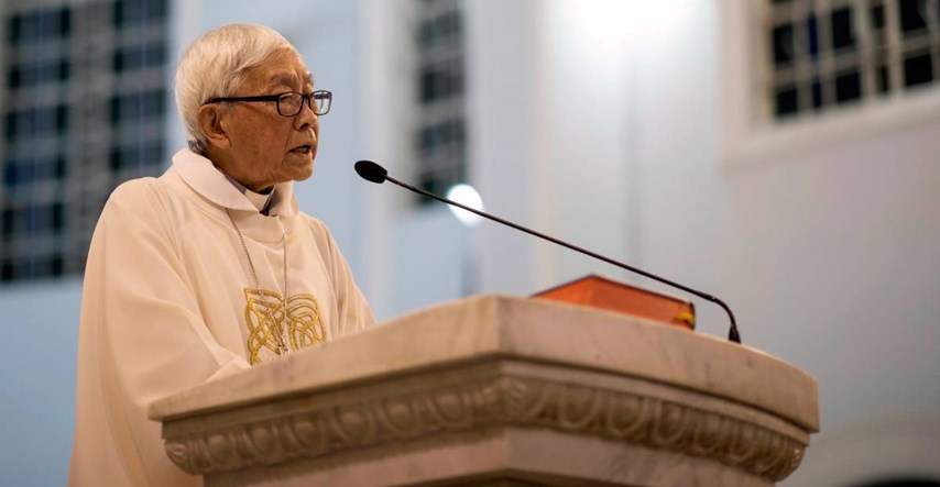 U Hong Kongu uhićen kardinal zbog podrške prosvjednicima, pušten uz jamčevinu