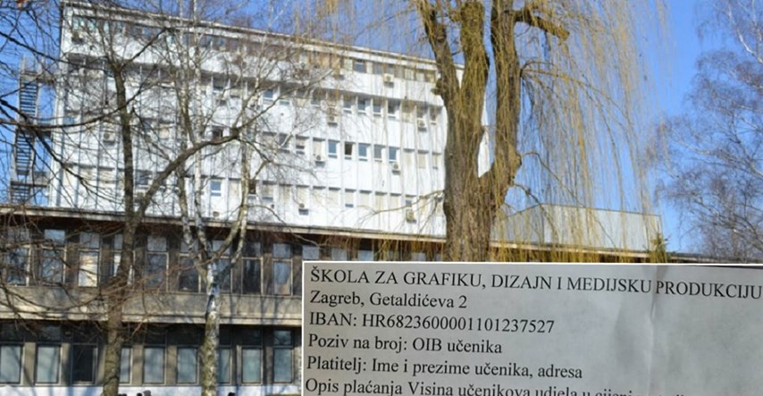 Škola u Zagrebu traži 600 kuna od učenika, ravnatelj nam bezobrazno odbrusio