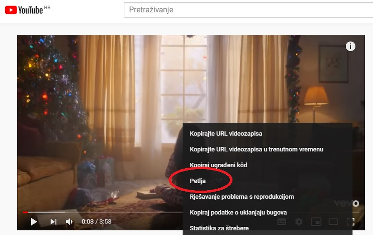 Znate li kako staviti YouTube video na repeat? (u desktop i u mobilnoj verziji)