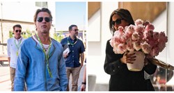 FOTO Brad Pitt na Valentinovo iznenadio 30 godina mlađu curu cvijećem